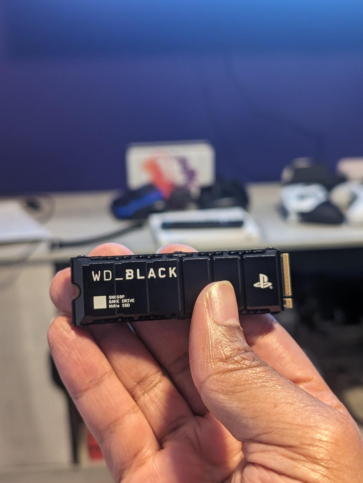 WD_BLACK 2TB SN850P NVMe M.2 SSD Officially Licensed Storage Expansion for PS5 Consoles, up to 7,300MB/s, with heatsink - WDBBYV0020BNC-WRSN customer photo 2