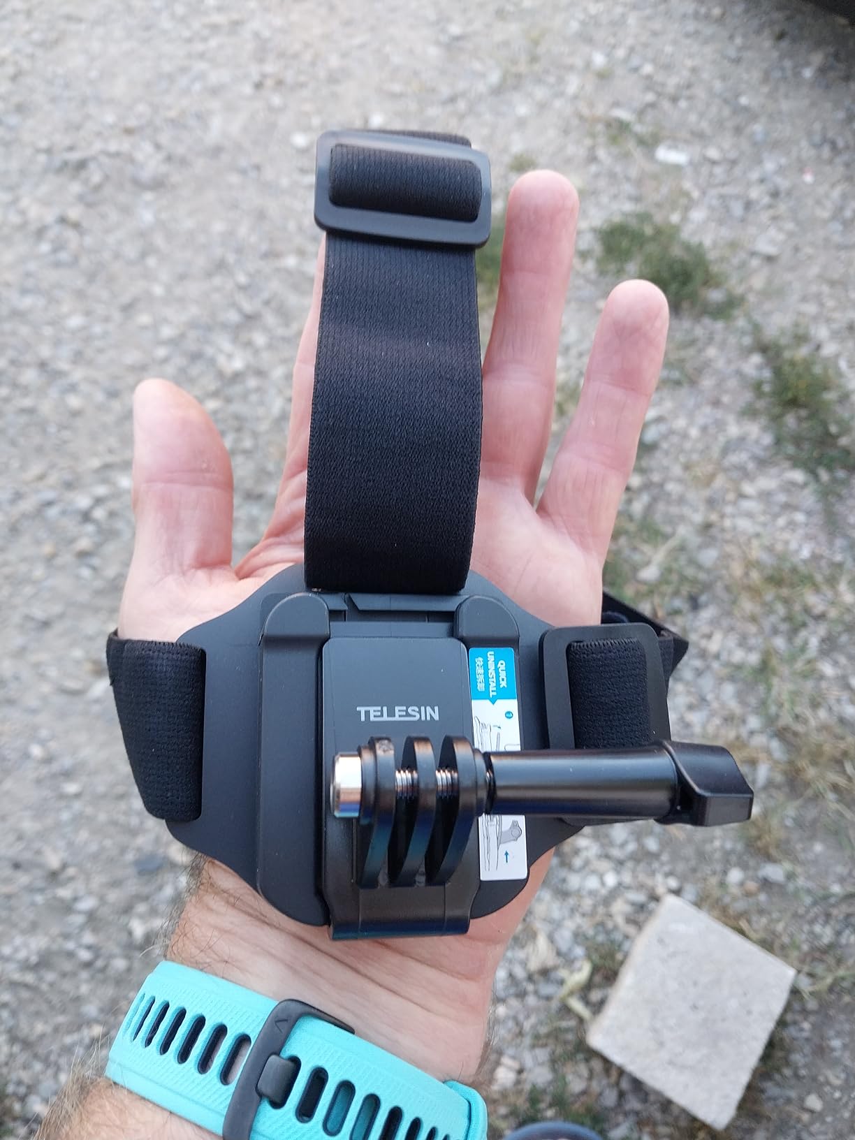 TELESIN Head Strap Mount with Cap Clip, Quick Release Head Belt Mount Compatible with GoPro Max/Hero 13/12/11/10/9/8, Insta360 X5, DJI Osmo Nano Action 5 Pro Action 4 3, AKASO and Most Action Cameras customer photo 1
