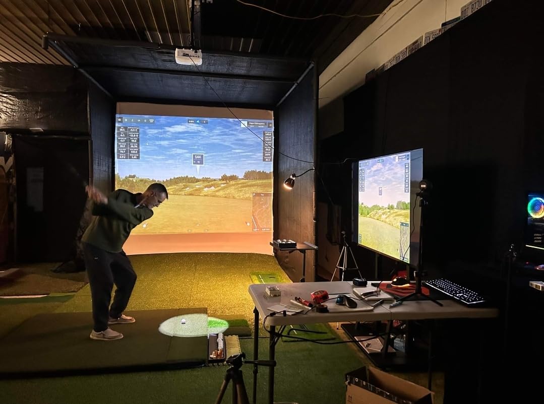 SkyTrak+ Launch Monitor & Golf Simulator (Previous Generation) — Dual Doppler Radar, Enhanced Camera, 100K+ Courses, Real-time Simulation, Wi-Fi, USB-C customer photo 1