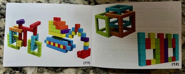 Magnetic Building Blocks Large, 1.65 inch Stacking Cubes for Toddlers customer photo 2