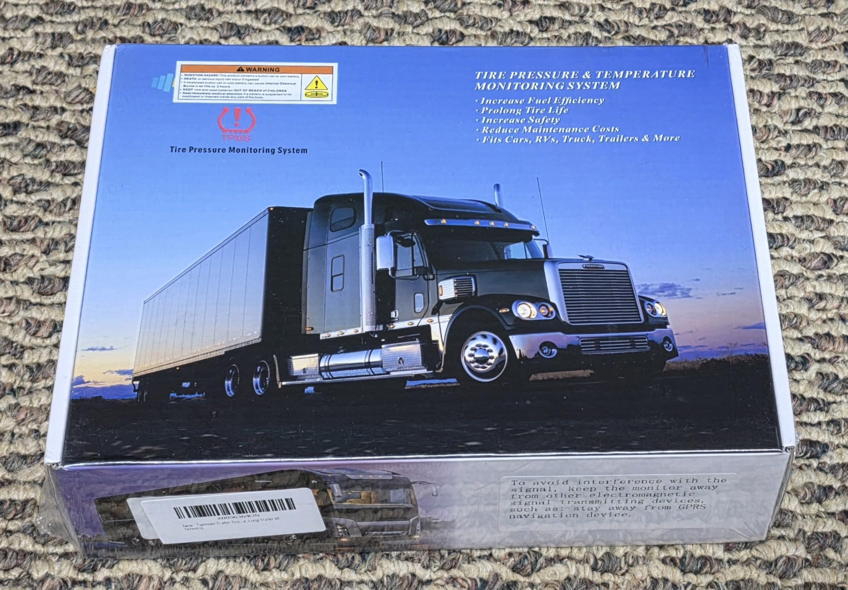 Trailer Tire Pressure Monitoring System,4.5