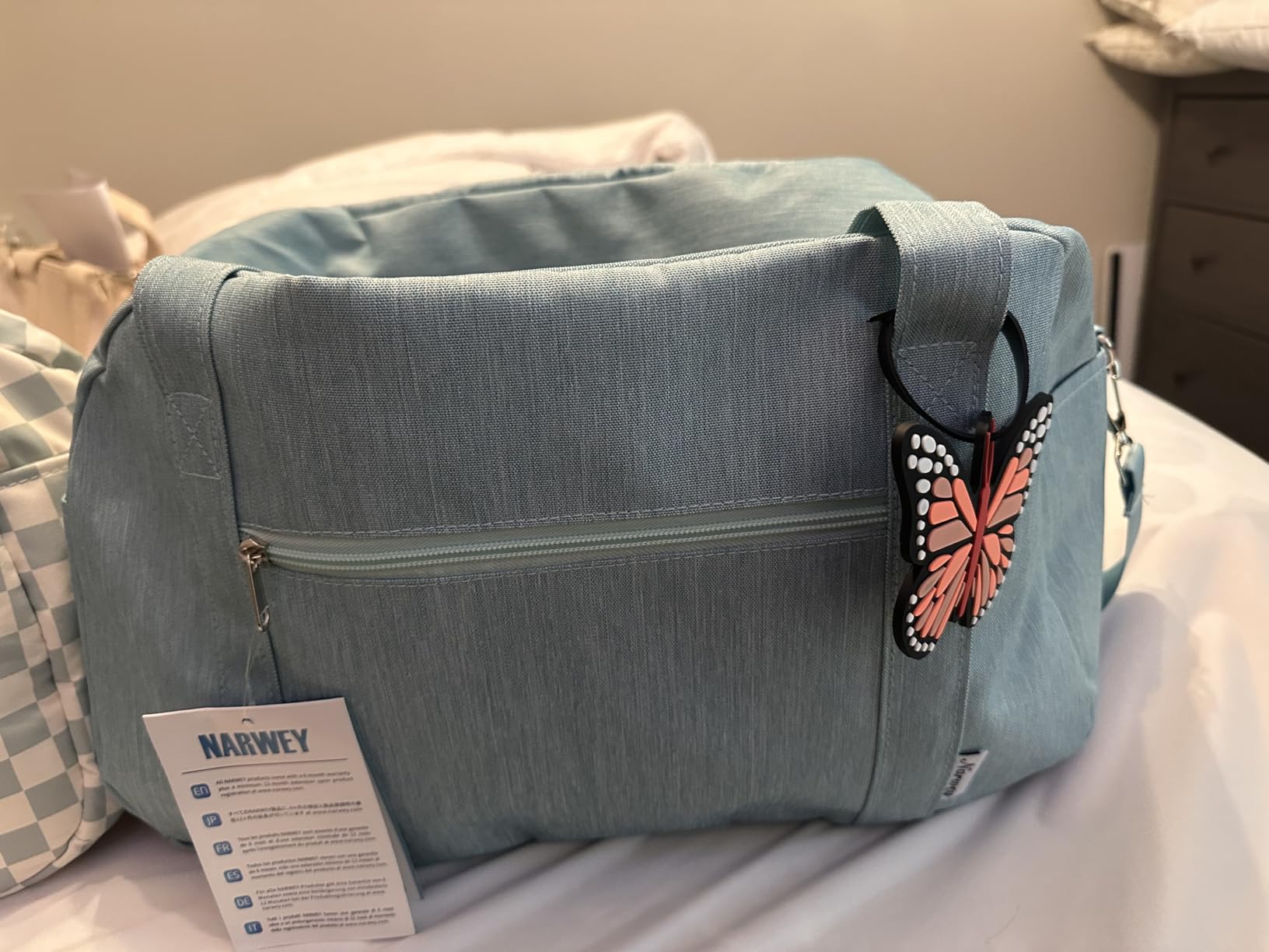 Narwey Carry on Duffle Bag Underseat for Airplane, Personal Item Travel Bag customer photo 1