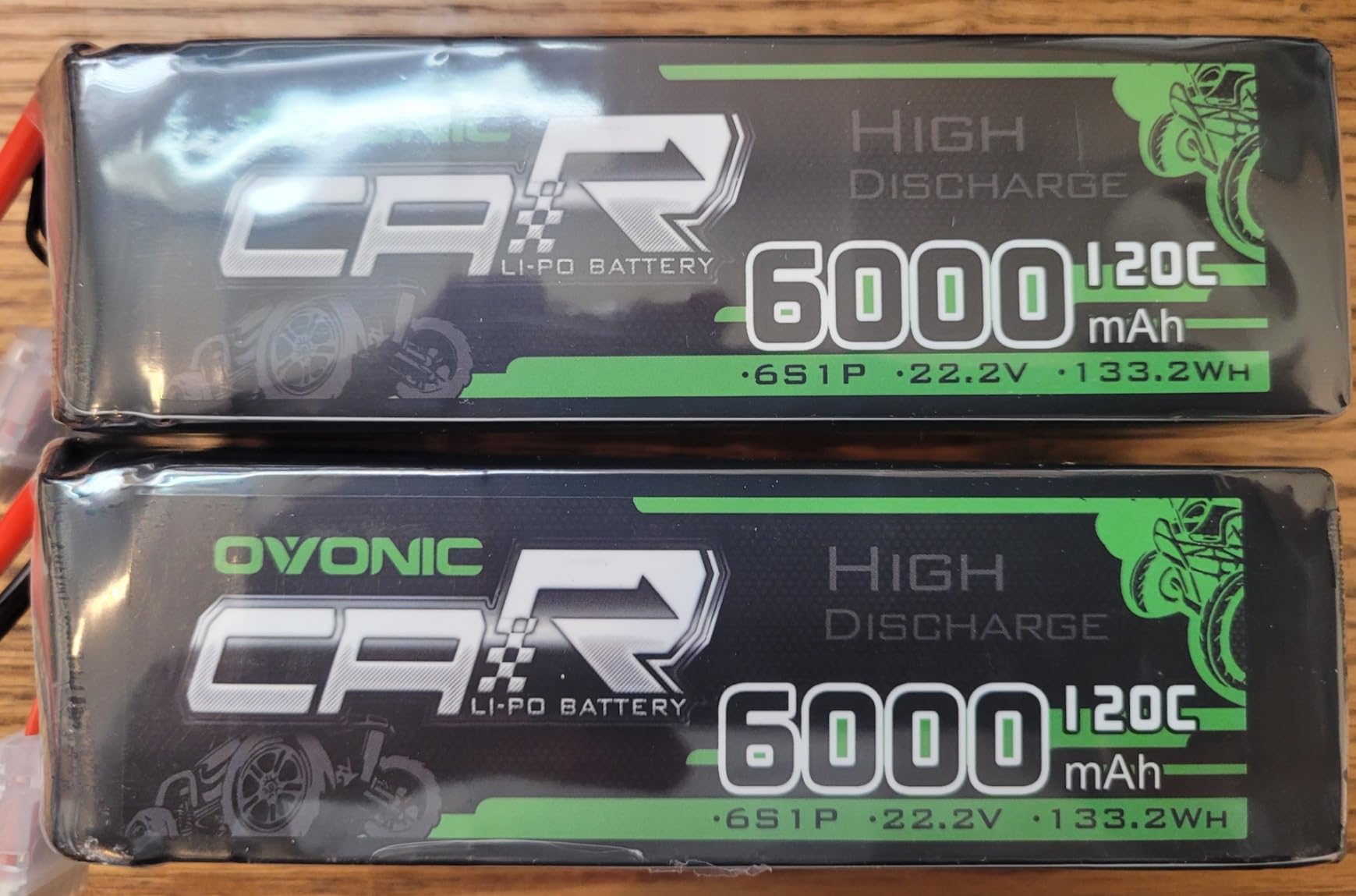 OVONIC 6S LiPo Battery 6000mAh 22.2V 120C RC Battery with EC5 Connector (2 Pack) customer photo 2
