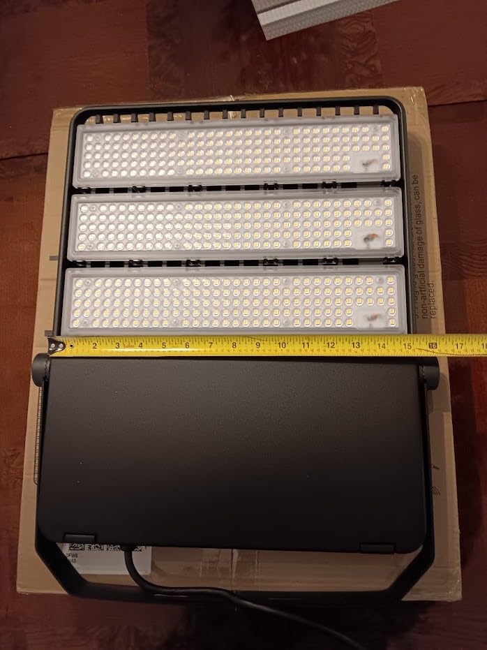 Outdoor LED Stadium Flood Lights 2400W Equivalent Super Bright customer photo 2
