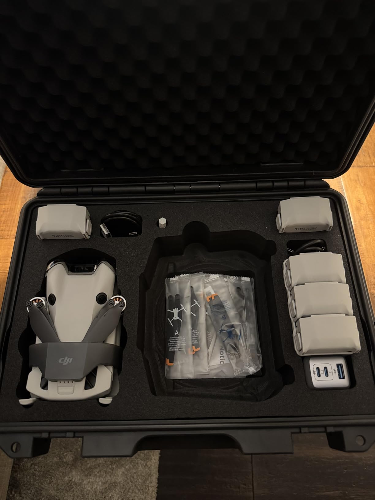 Lykus Titan MM410 Hard Case for DJI Mini 3/3 Pro/Mini 4 Pro and RC2/N3 customer photo 2