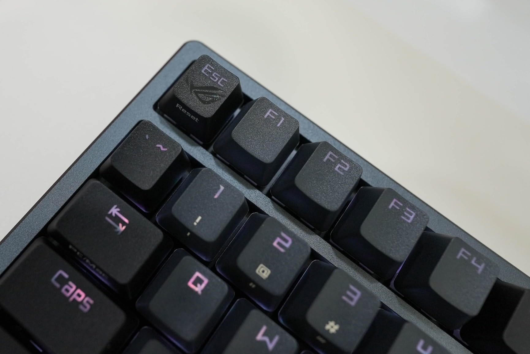 ASUS ROG Azoth Wireless Mechanical Gaming Keyboard – 75% TKL, Tri-Mode Connectivity, Hot Swappable Pre-lubed ROG NX Snow Linear Switches, PBT Keycaps, RGB, OLED Display, PC/Mac Support - Black customer photo 2