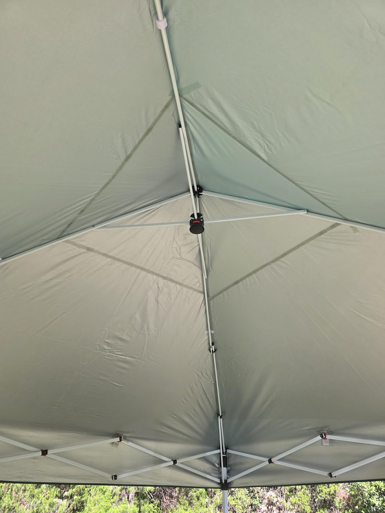CROWN SHADES 10X10 Commercial Pop Up Canopy Tent with Sidewalls, Green customer photo 1