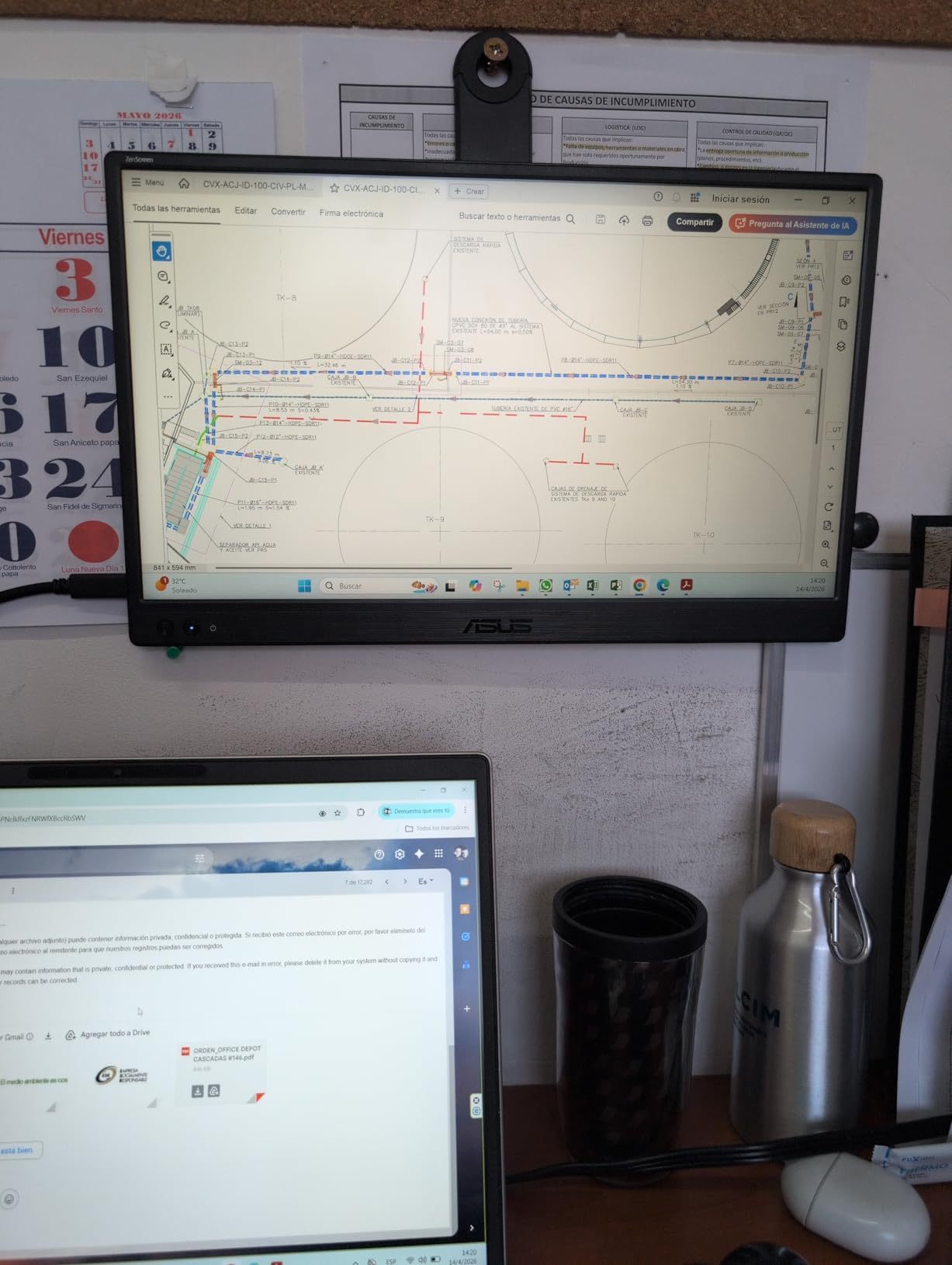 ASUS ZenScreen MB169CK 15.6 Inch 1080p Portable Monitor customer photo 1
