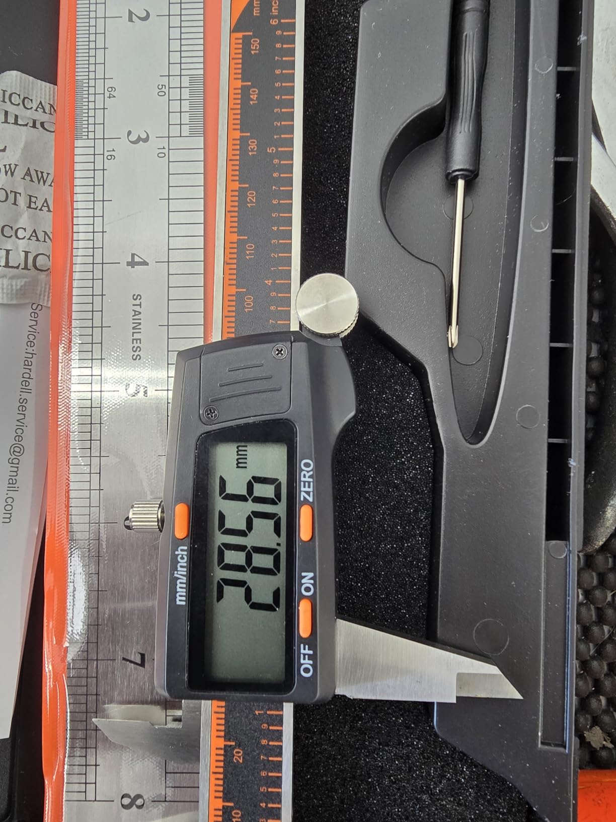 HARDELL Digital Caliper 0-8
