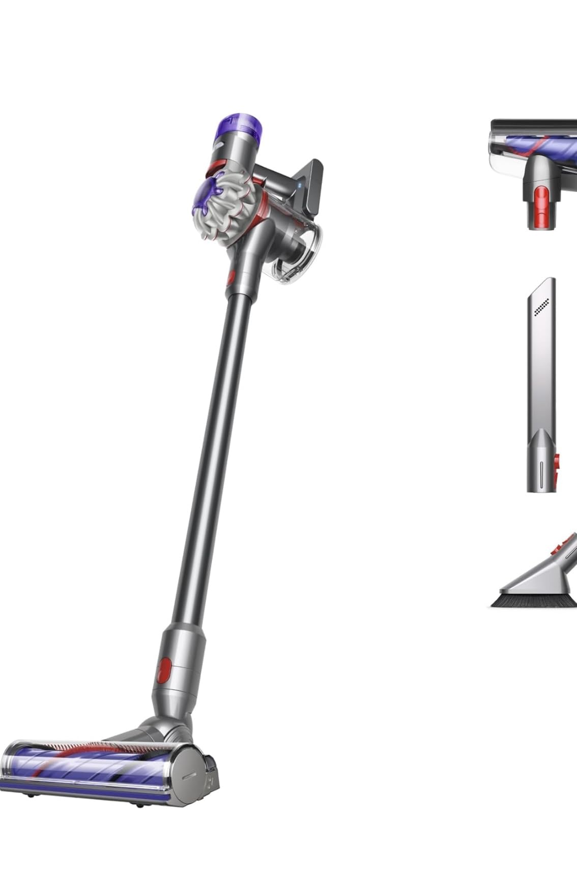 Dyson V8 Plus Cordless Vacuum, Cleans Hard Floors and Carpets, Detangles, Converts to Handheld, 115AW, 2 Power Modes, Up to 40 Minutes¹ customer photo 2