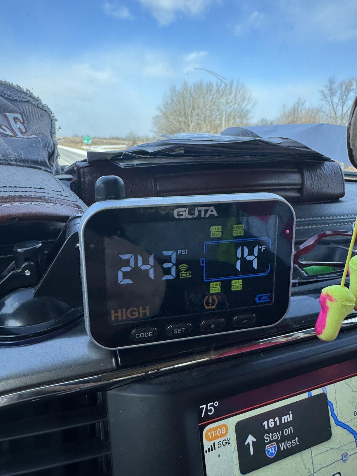 GUTA GT20 Trailer Tire Pressure Monitoring System, TPMS with 10 Sensors customer photo 2