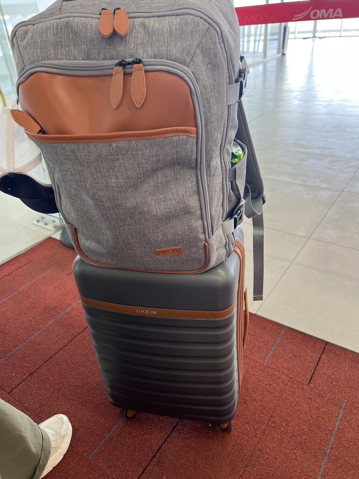 UKEIN Luggage Sets 3Piece, Carry On Luggage 20in Suitcase Set With Backpack customer photo 2