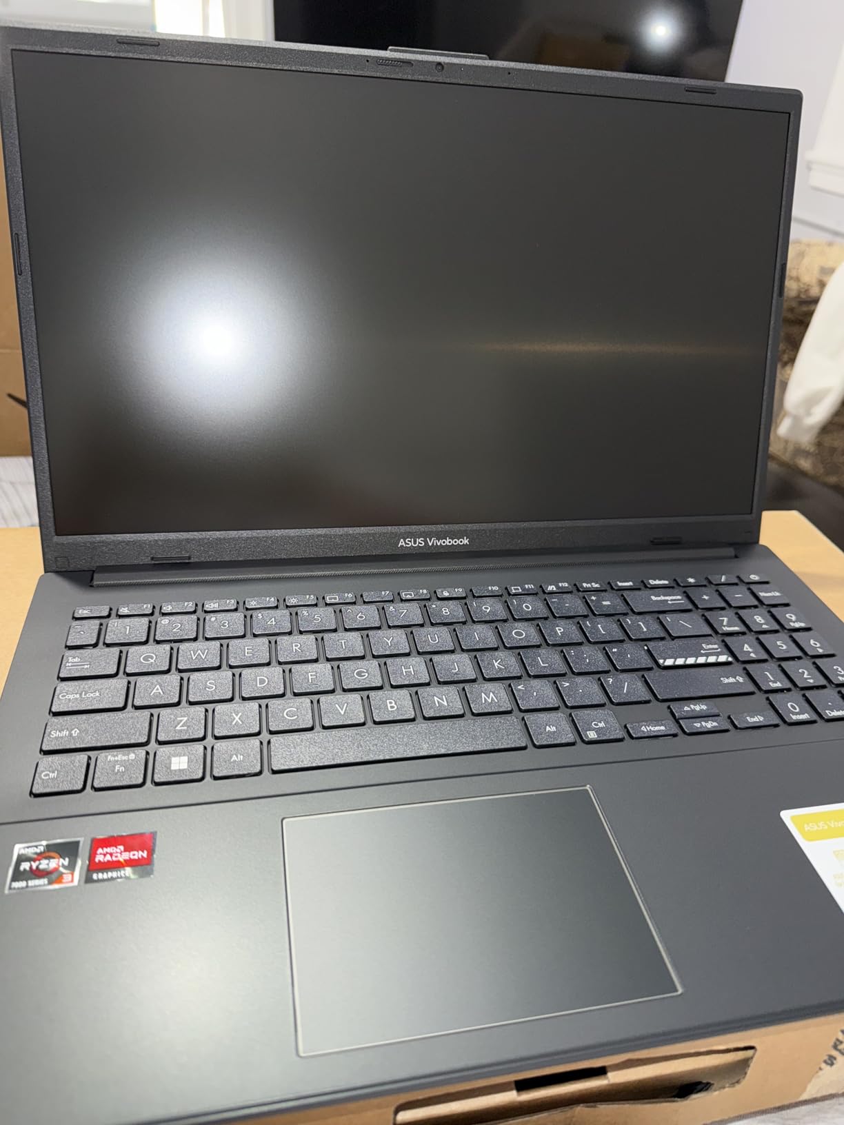 ASUS Vivobook Go 15.6” FHD Slim Laptop, AMD Ryzen 3 7320U Quad Core Processor, 8GB DDR5 RAM, 128GB SSD, Windows 11 Home, Fast Charging, Webcam Sheild, Military Grade Durability, Black, E1504FA-AS33 customer photo 1