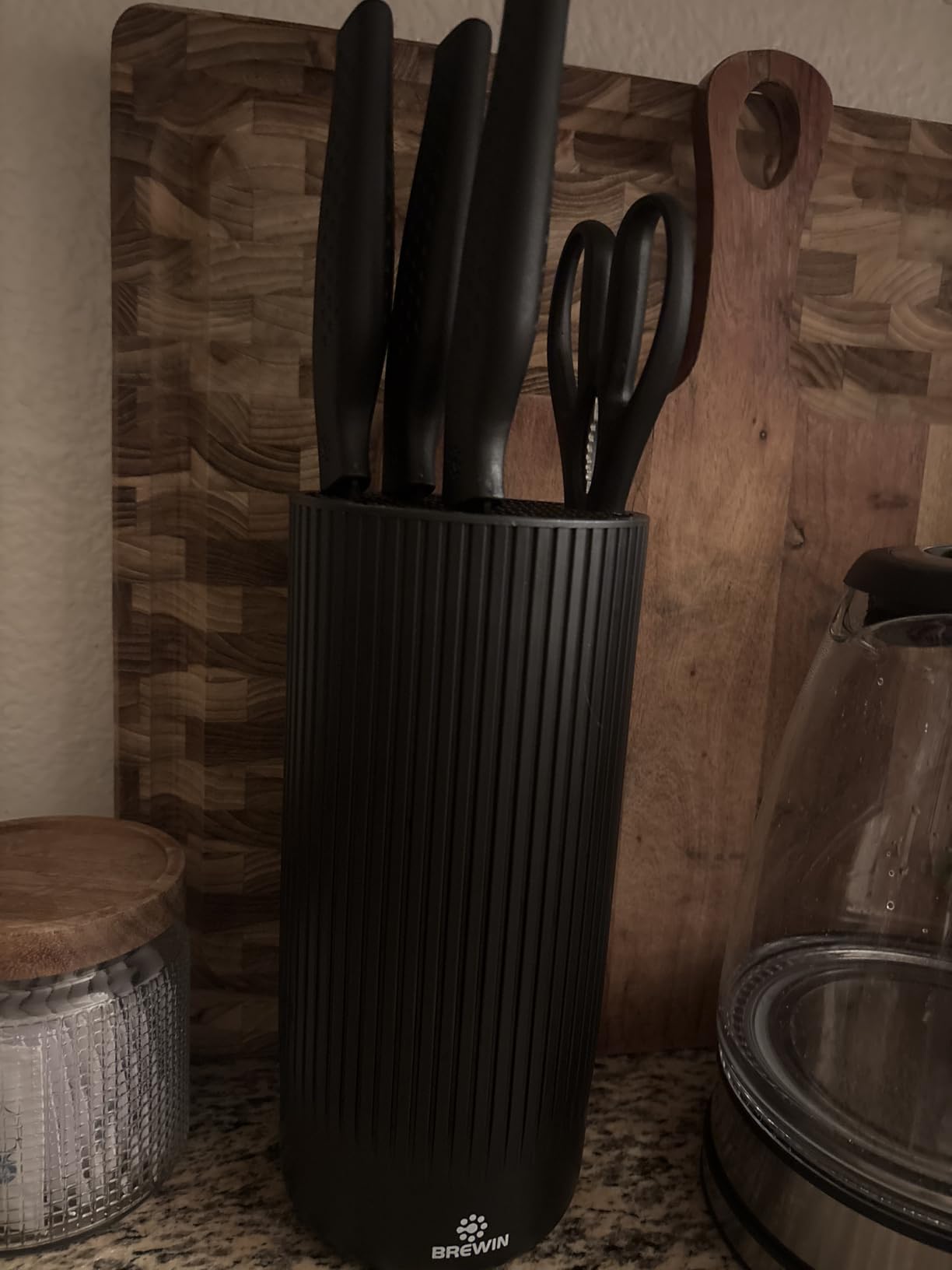 Brewin Knife Set, 8PC Kitchen Knife Set with Universal Block and Scissors customer photo 1
