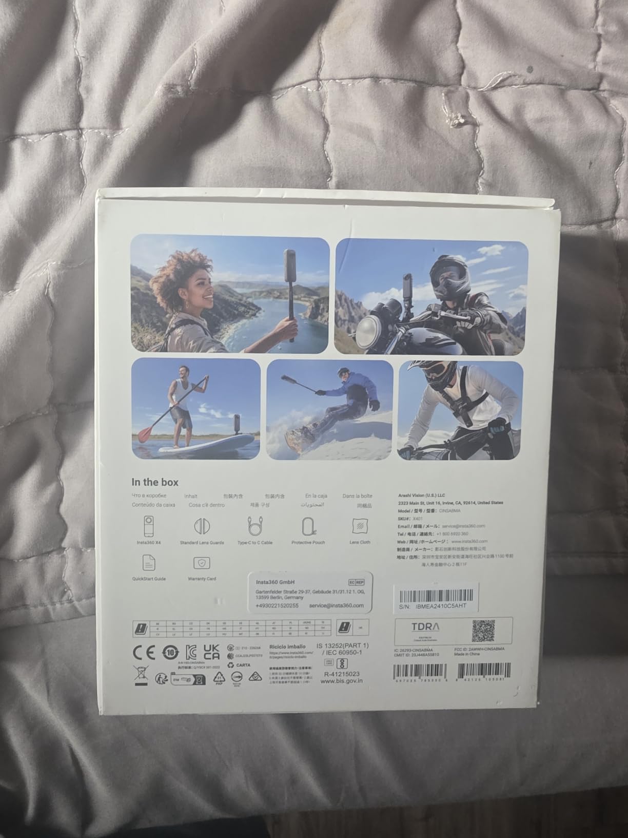 Insta360 X4 Invisible Dive Bundle - 8K Waterproof 360 Action Camera, 4K Wide-Angle Video, Invisible Selfie Stick, Removable Lens Guards, 135 Min Battery Life, AI Editing, Stabilization customer photo 2