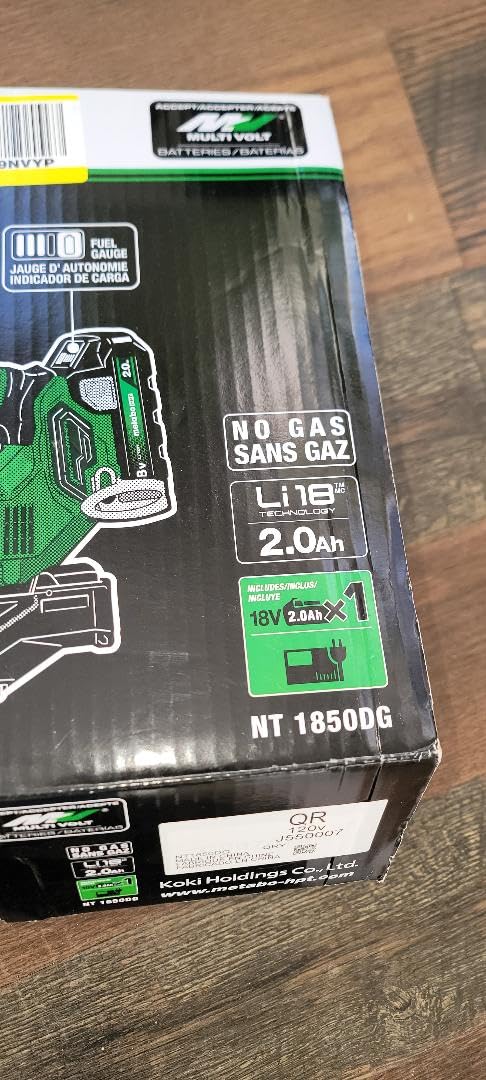 Metabo HPT Brad Nailer, 18 Gauge Cordless, 18V Kit, NT1850DG customer photo 2