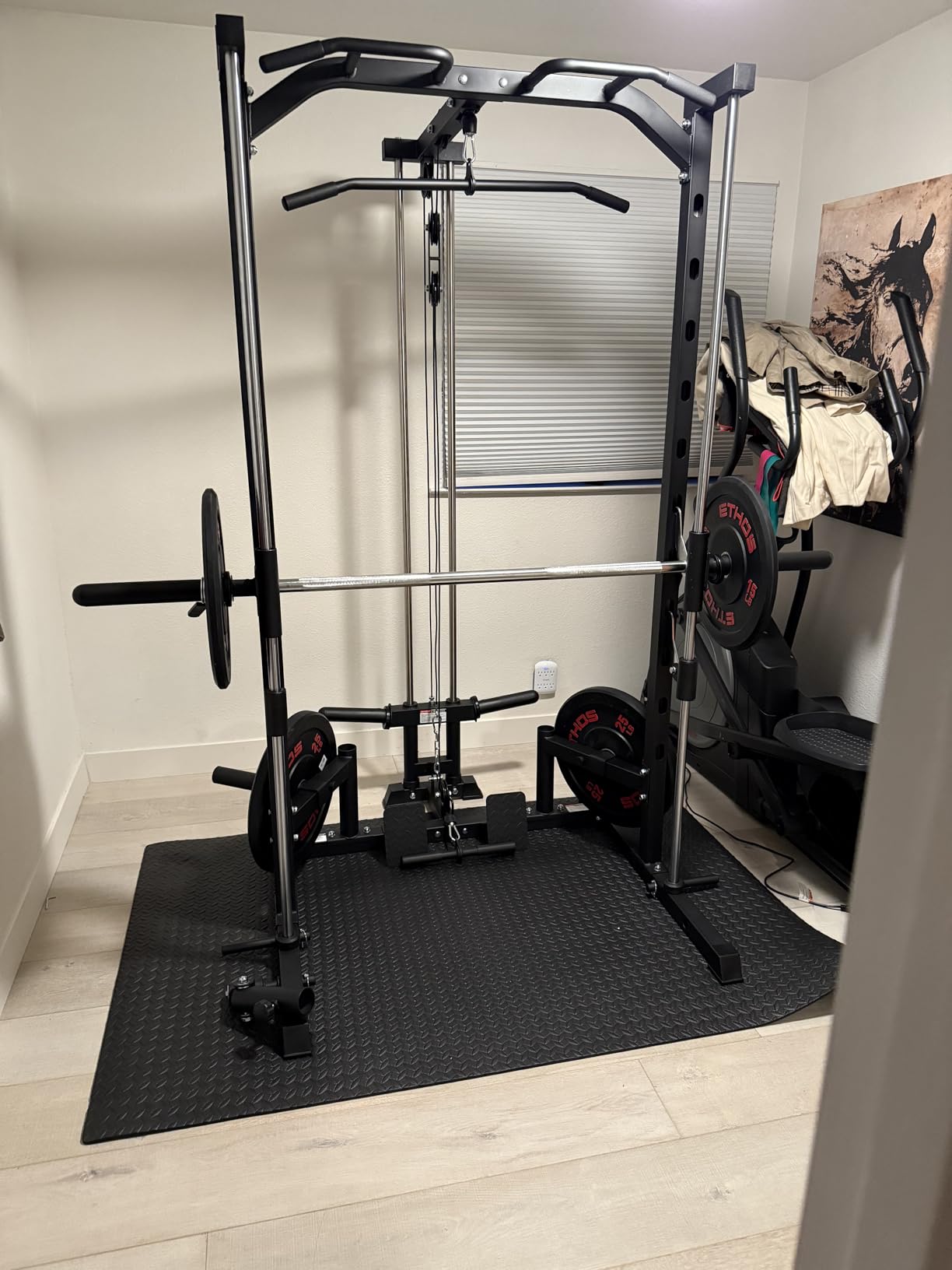 RitFit Smith Machine Power Rack with LAT-Pull Down System customer photo 1