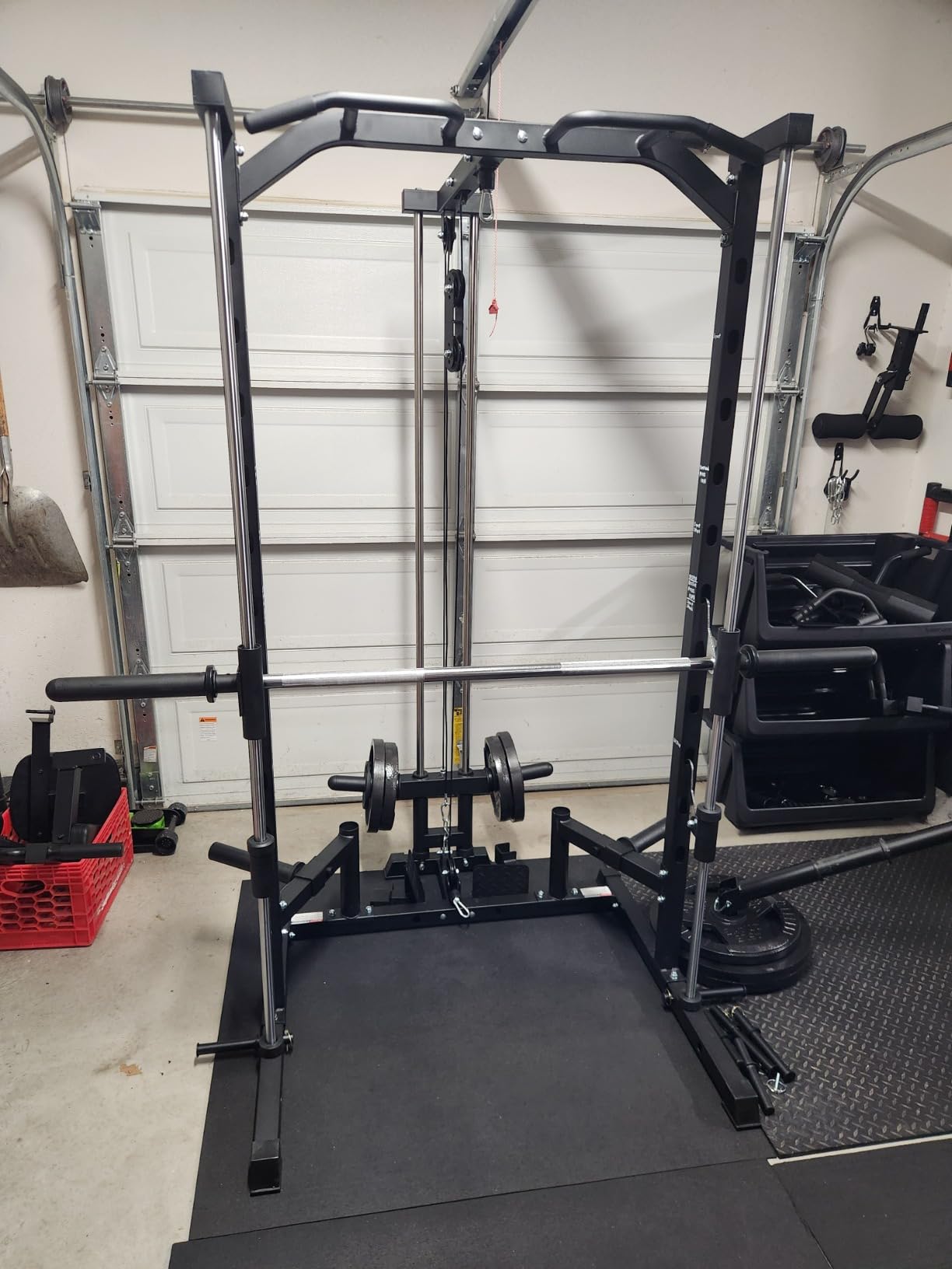 RitFit Smith Machine Power Rack with LAT-Pull Down System customer photo 2