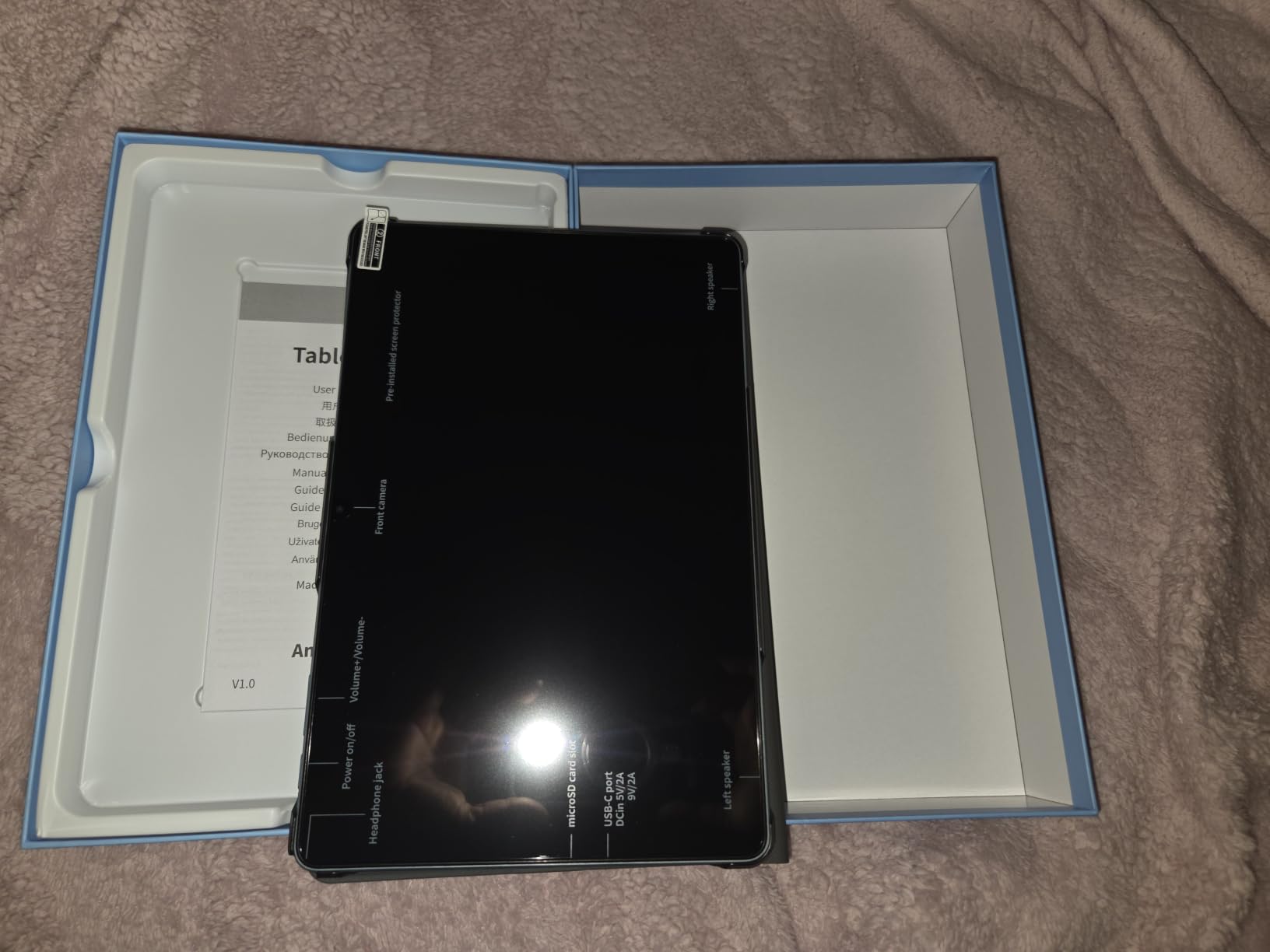 11 Inch Android 16 Tablet, Octa Core, 28GB RAM 128GB ROM 1TB Expand, Blue customer photo 2