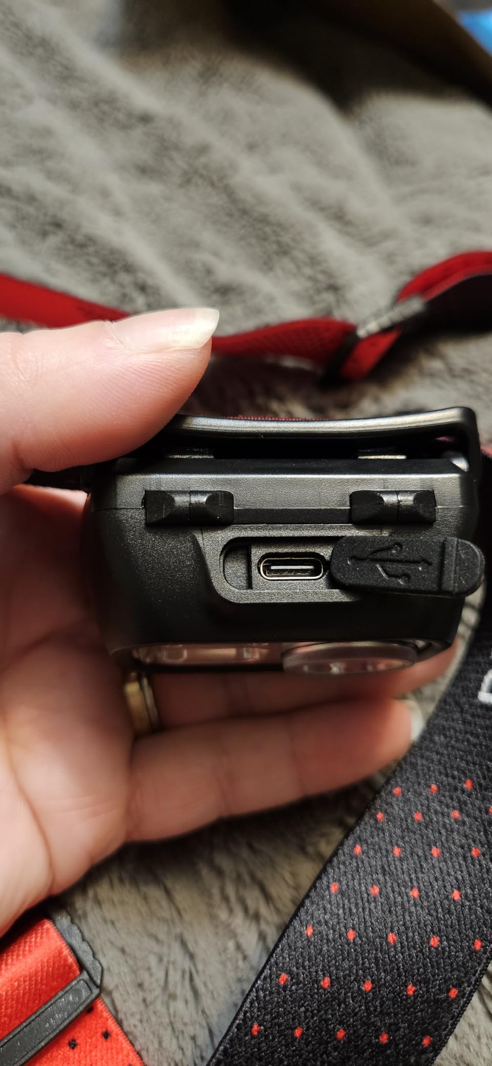 Blukar LED Headlamp Rechargeable, 2000L Super Bright Headlight Flashlight customer photo 1