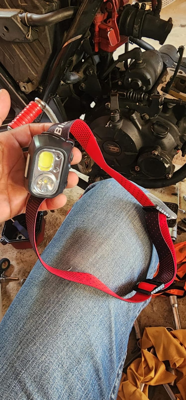 Blukar LED Headlamp Rechargeable, 2000L Super Bright Headlight Flashlight customer photo 2