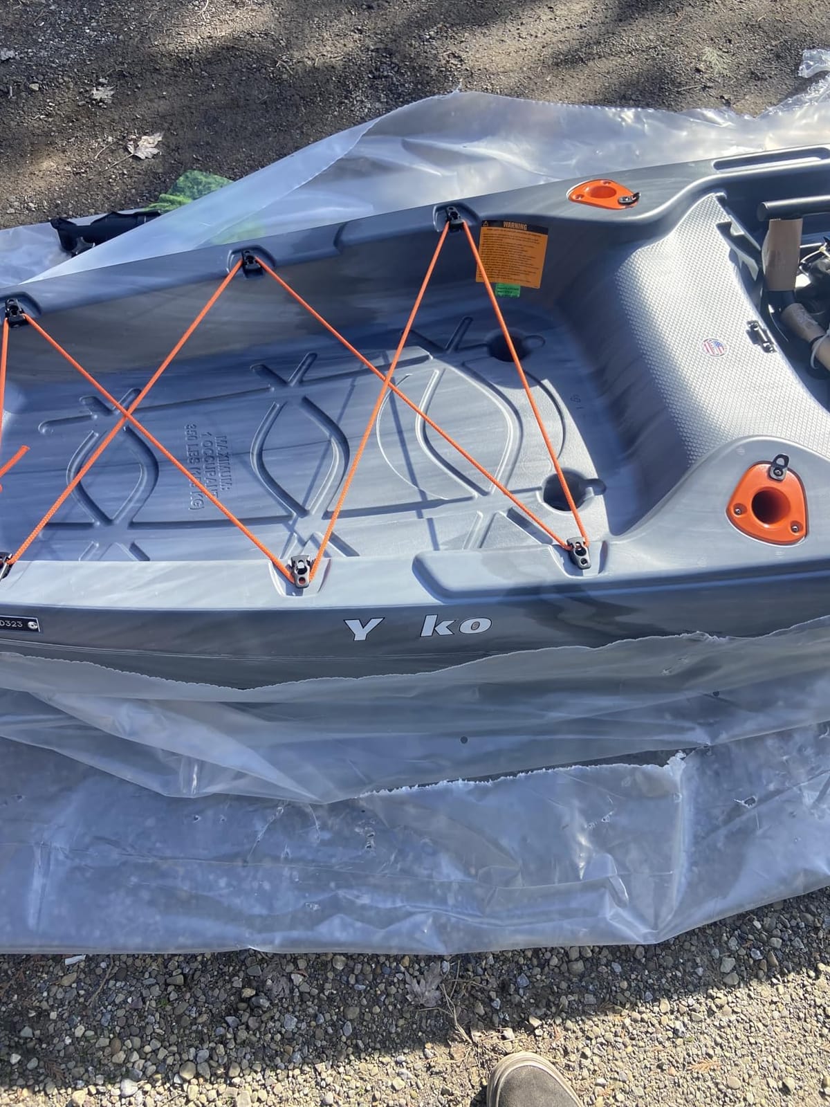 Lifetime Yukon Angler Kayak, Sit-On-Top Fishing Kayak, with Paddle, 11’ 6” customer photo 1