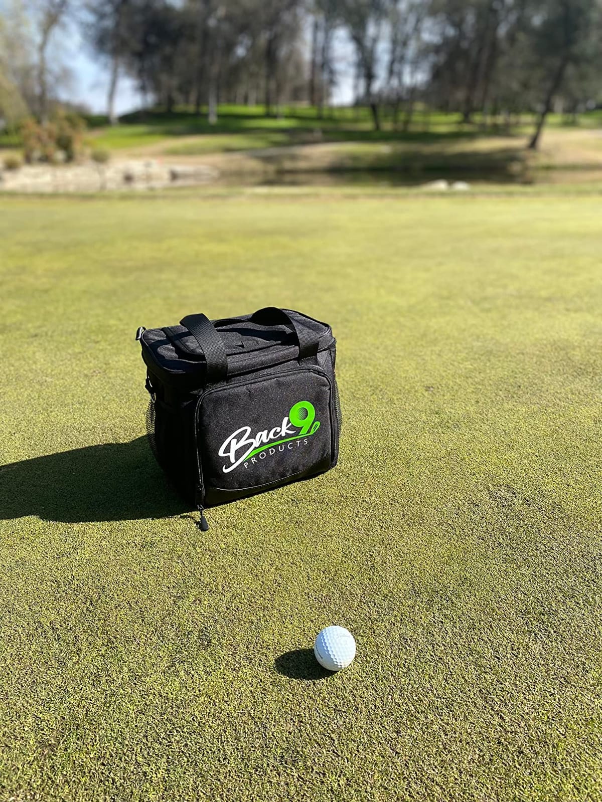 Back9Products Golf Cart Cooler Bag with Magnetic Lid - 12 Can Soft Sided Insulated Cooler, Leakproof & Waterproof - Portable Cooler for Push Carts, Work, Camping, Travel, Men & Womens Gifts customer photo 2
