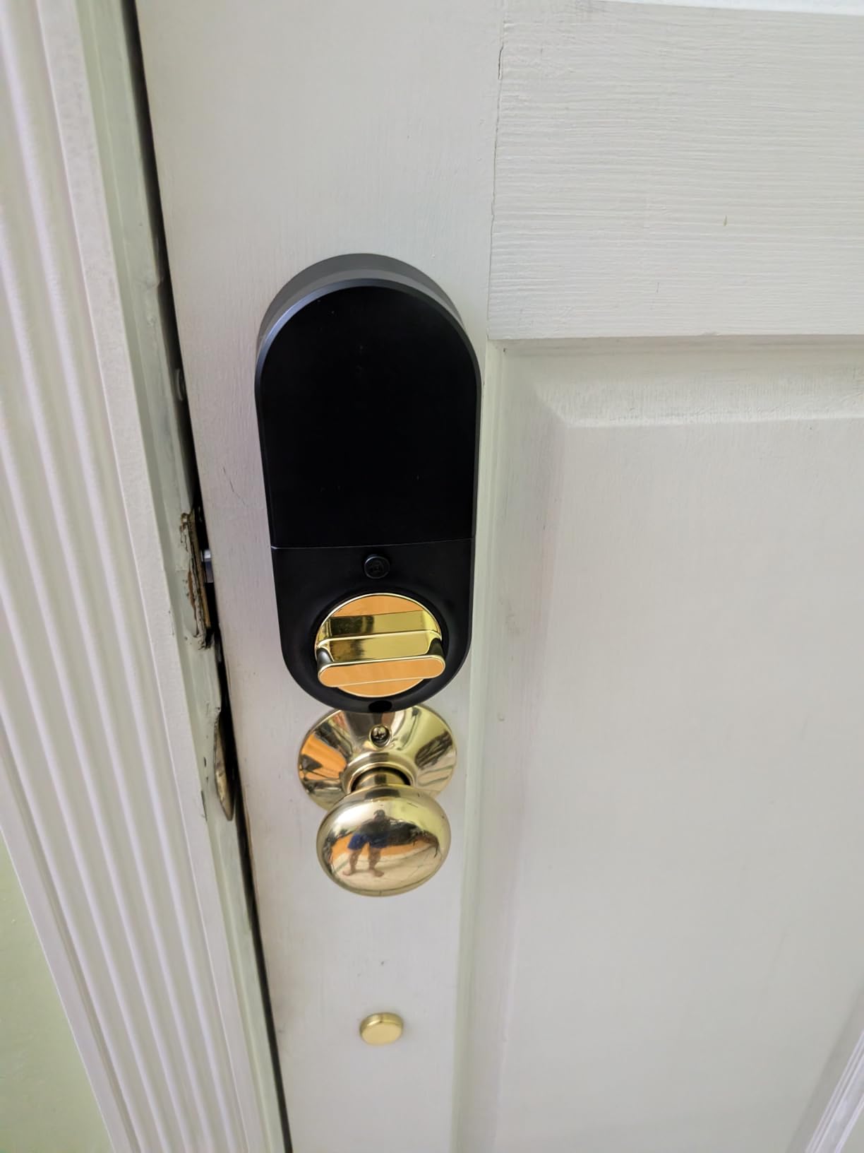 Fingerprint Smart Deadbolt with Keypad – Keyless Entry Lock for Home, Apartment, Office, Airbnb, Rental, Kids & Seniors, App & Code Access, Auto-Lock, Easy DIY Install, Compatible with Alexa & Google customer photo 1
