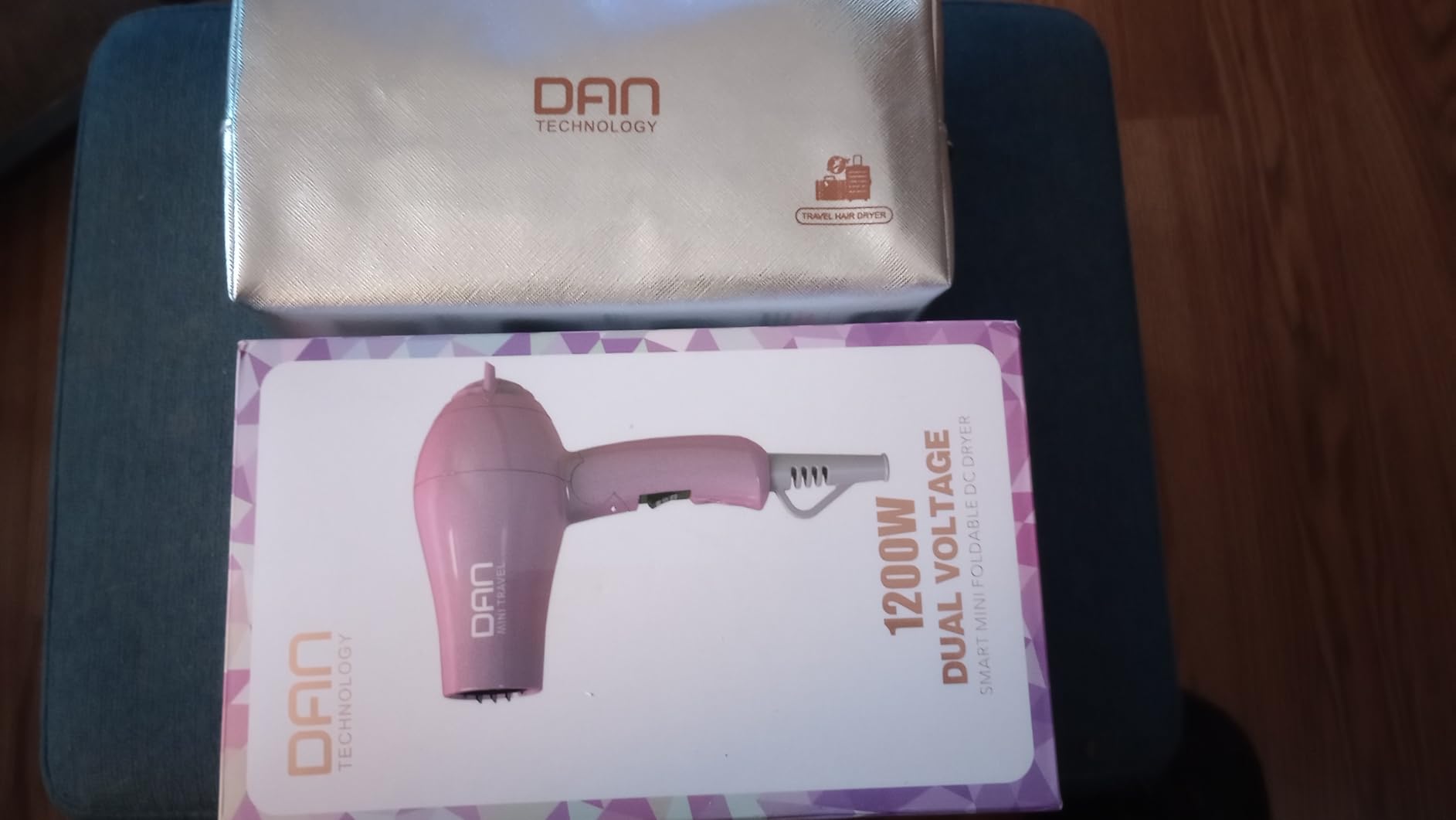 DAN Auto Dual Voltage Hair Dryer,Hair Blow Dryer,Compact Folding Blower customer photo 1