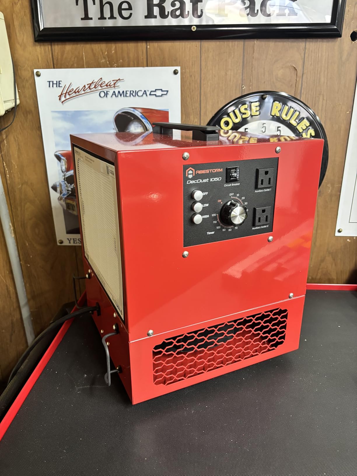 Abestorm Tabletop Dust Collector with Dual-Sided Intake for Woodworking customer photo 1
