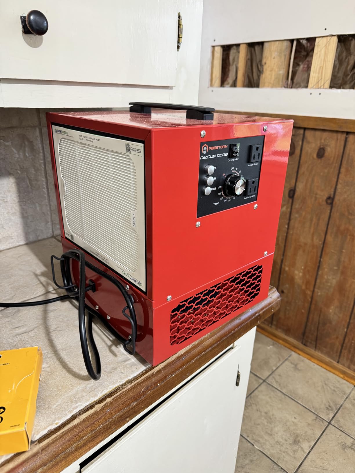 Abestorm Tabletop Dust Collector with Dual-Sided Intake for Woodworking customer photo 2