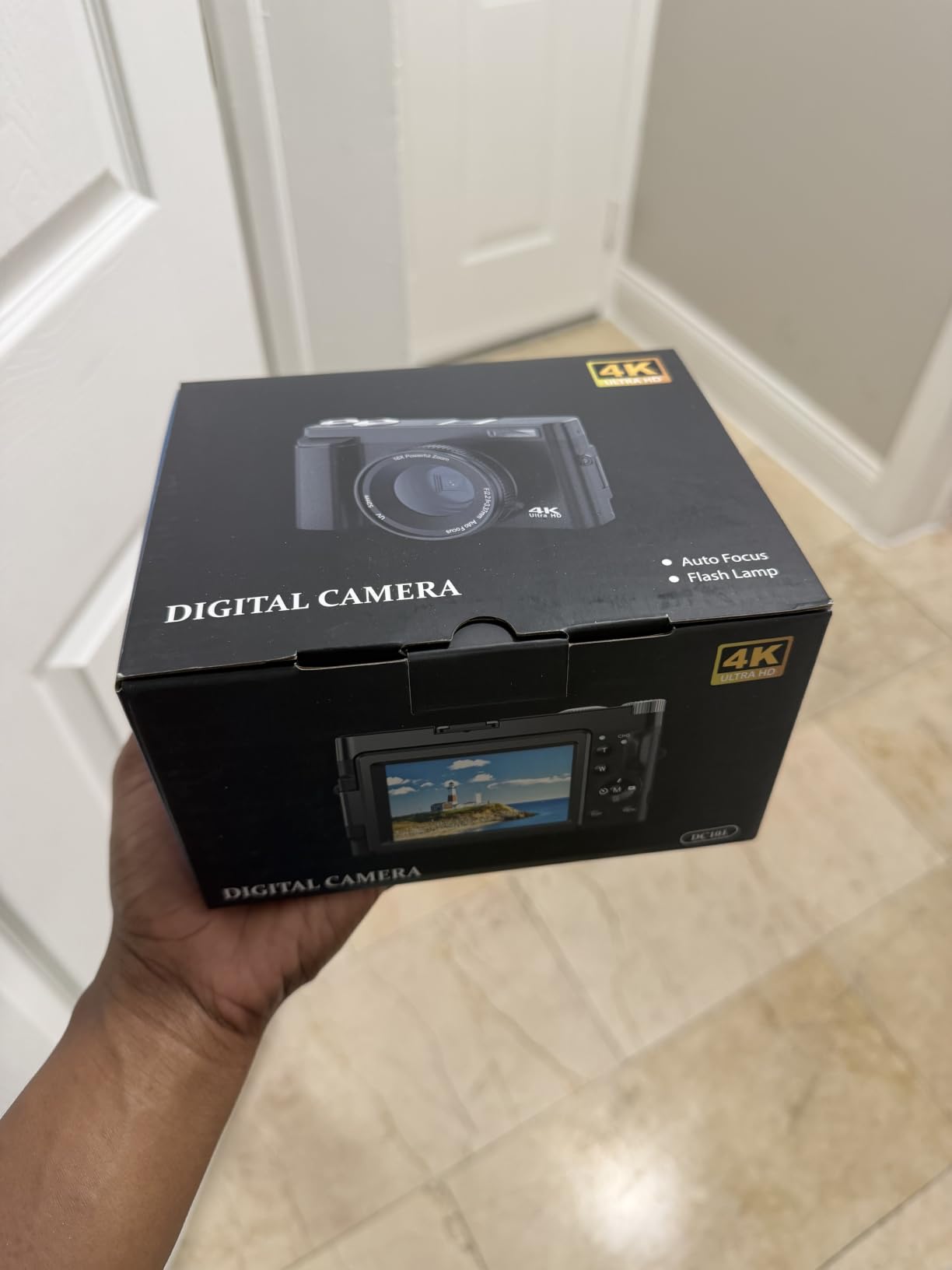 4K Digital Camera for Beginners & Teens, with Flip Screen, 32G Card(Black) customer photo 2