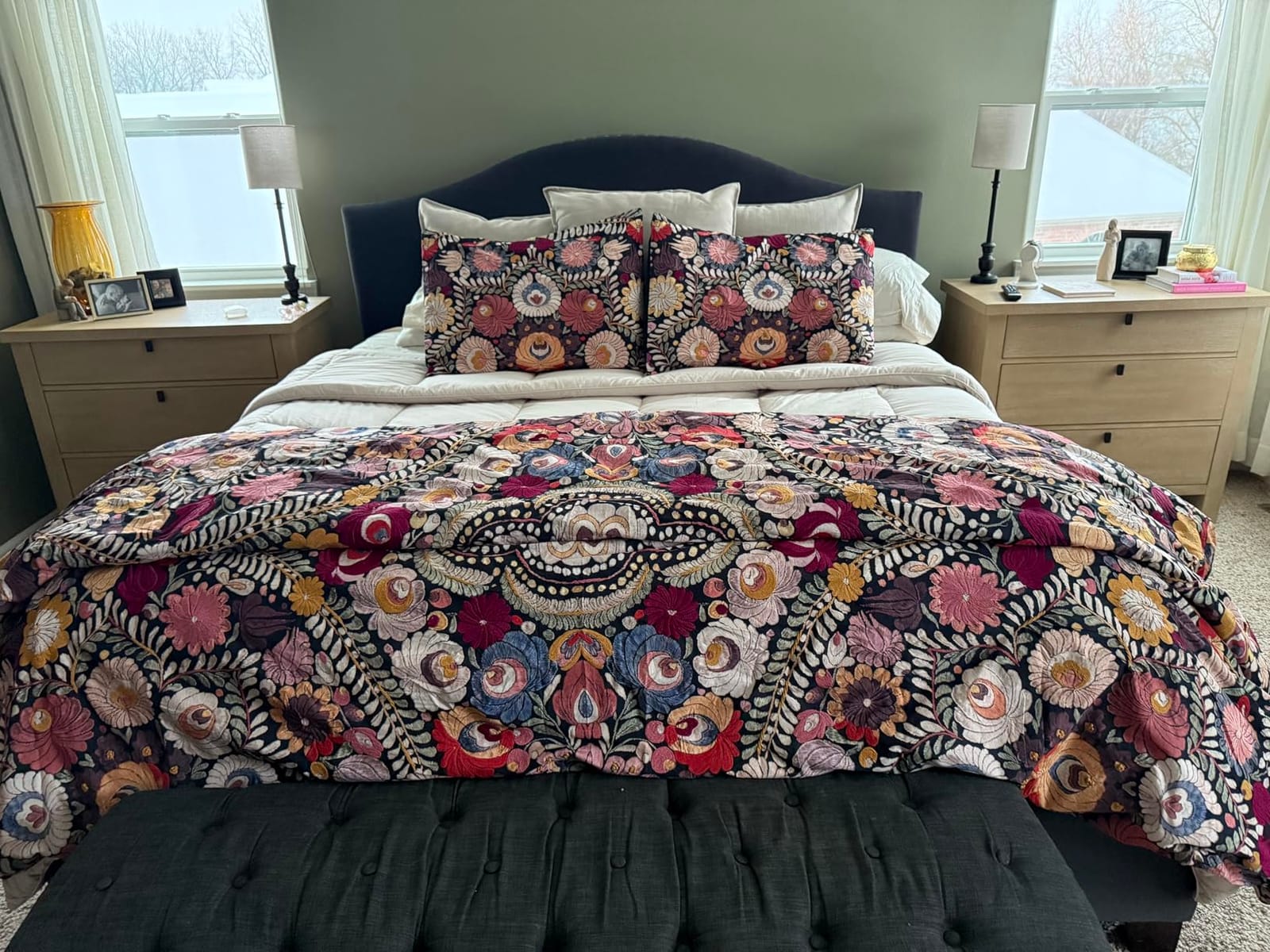 HomeSmart Queen Size Weighted Comforter 20 lbs, Light Calming Pressure customer photo 1