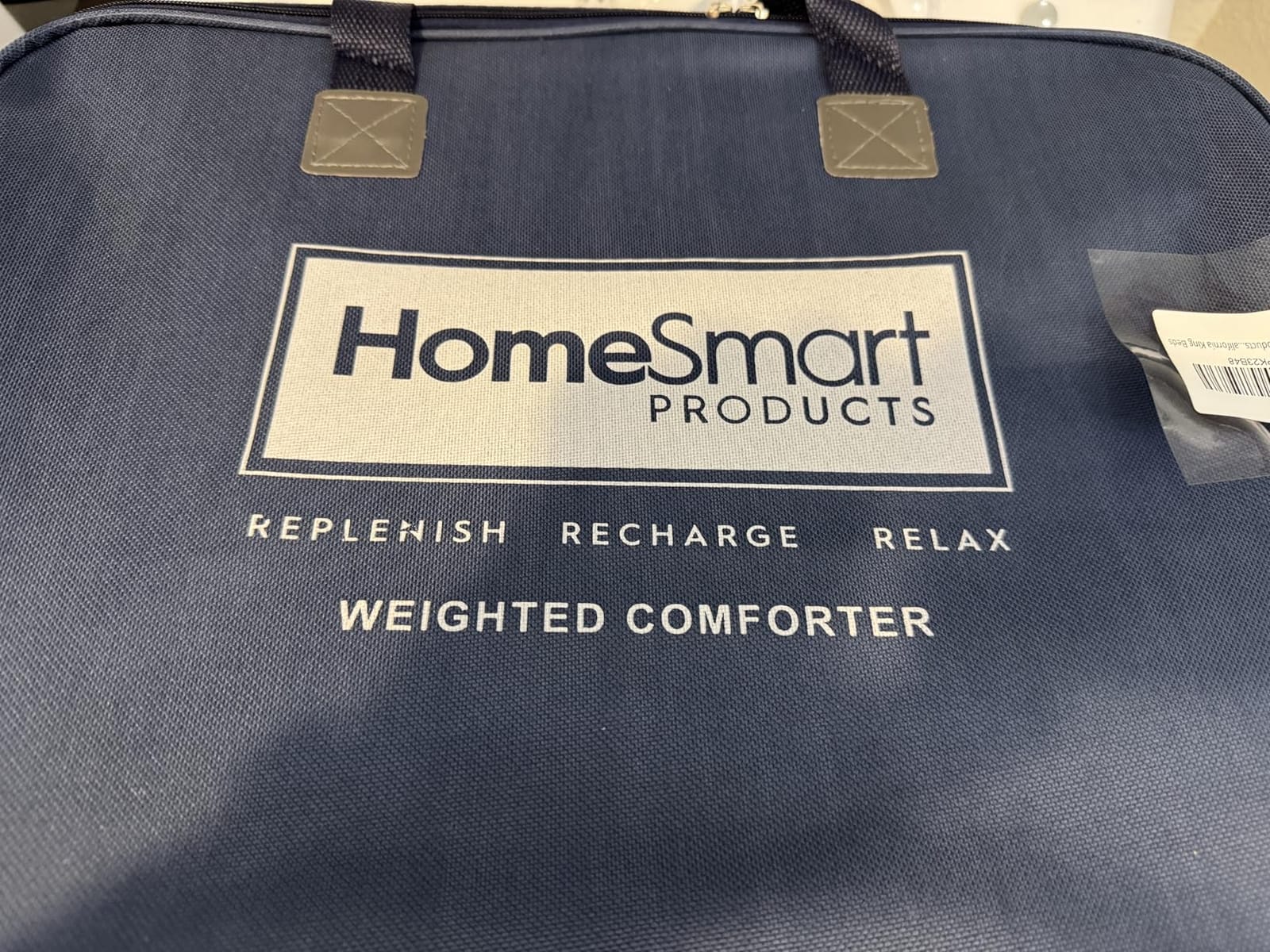 HomeSmart Queen Size Weighted Comforter 20 lbs, Light Calming Pressure customer photo 2