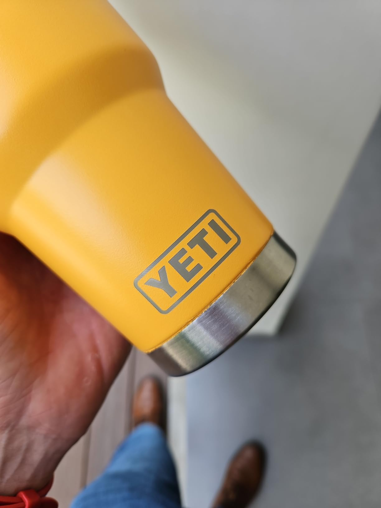 YETI Rambler 30 oz Tumbler, Stainless Steel, Vacuum Insulated with MagSlider Lid, Cape Taupe customer photo 1