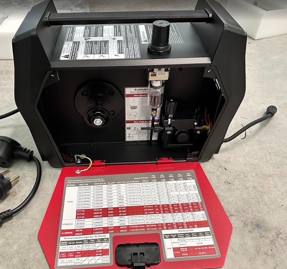 ARCCAPTAIN MIG205MP MIG Welder with Plasma Cutter, 9 IN 1 Welding Machine customer photo 1
