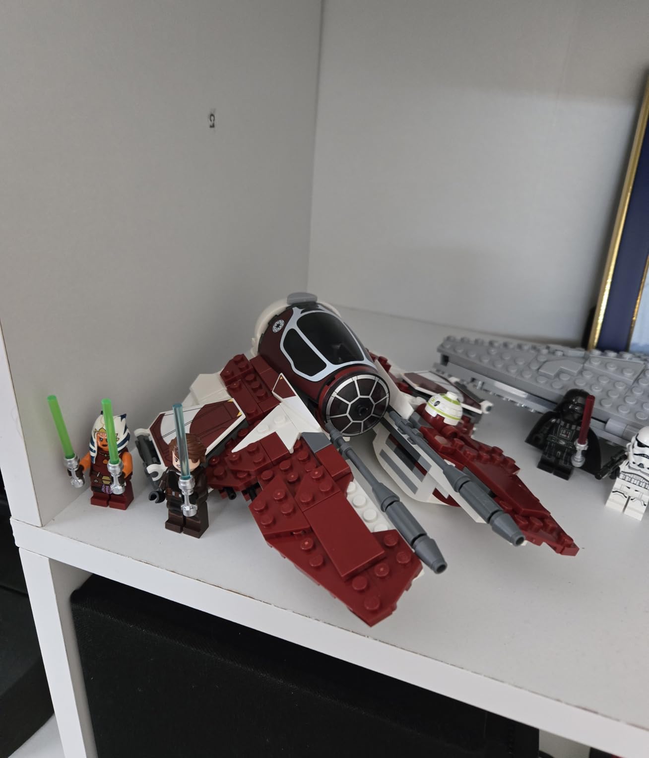 LEGO Star Wars: The Clone Wars Ahsoka's Jedi Interceptor Spaceship Building Toy - Kids Star Wars Toy for Boys and Girls, Ages 8+ - Gift Idea for Birthdays - 75401 customer photo 1