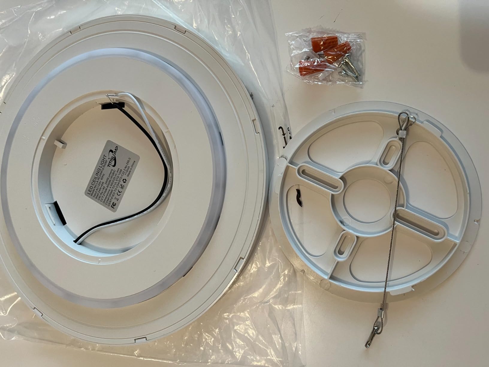 12 Inch WiFi Smart RGB LED Flush Mount Ceiling Light (2 Pack) customer photo 1
