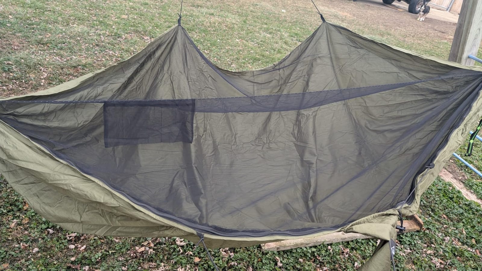 Camping Hammock with Mosquito Net and Ridge Rope, 2 Person Extra Large customer photo 2