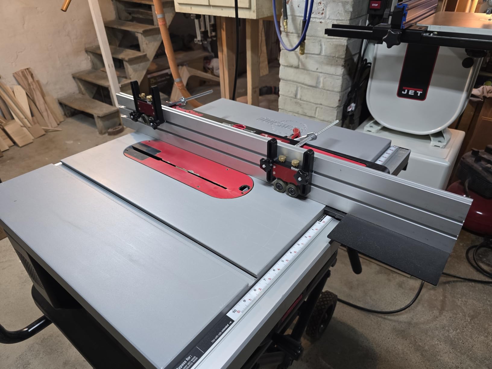 Woodpeckers Auxiliary Rip Fence, 48 Inch Table Saw Fence Extension, Infeed or Outfeed Material Support, T-Track Slots, Clamping Blocks - ARF-48 customer photo 2