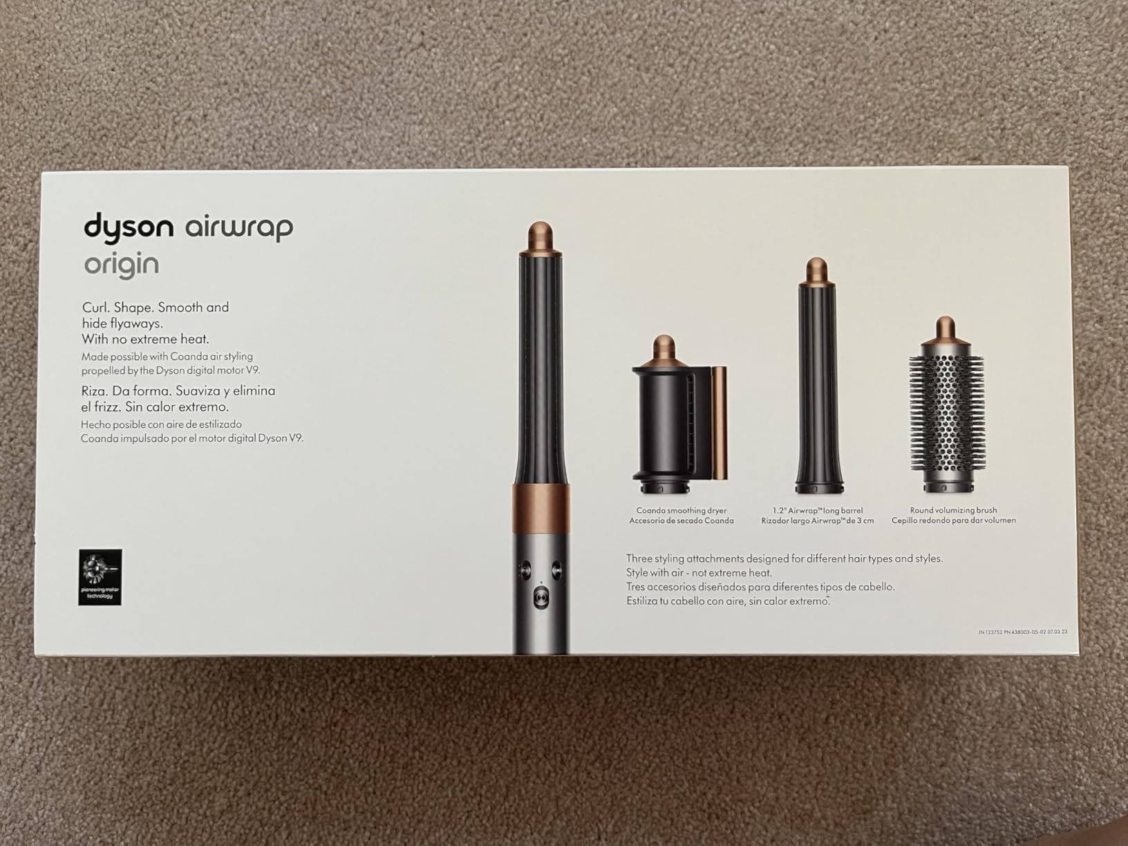 Dyson Airwrap Origin Multi-Styler, No Heat Damage, 1.2