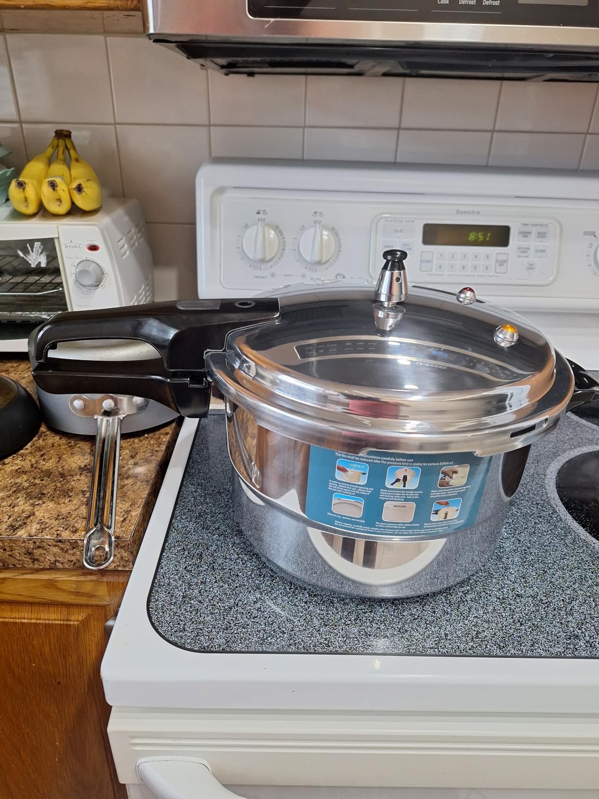 WantJoin 16Qt Aluminum Pressure Cooker w/Release Valve & Multiple Protective Devices,Pressure Canner Compatible with Gas & Induction Cooker,Canner Rack Included customer photo 2