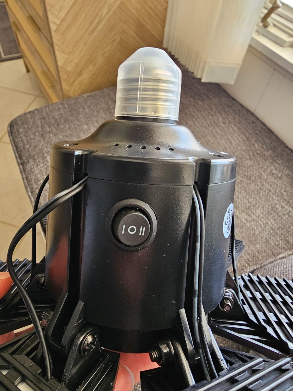 150W Motion Sensor Garage Light, 15000LM Motion Activated Garage Light, 3 Modes PIR Sensor Garage Ceiling Lights, 6 Deformable Panels LED Shop Lights for Attic Porch Stairway, E26/E27 customer photo 2