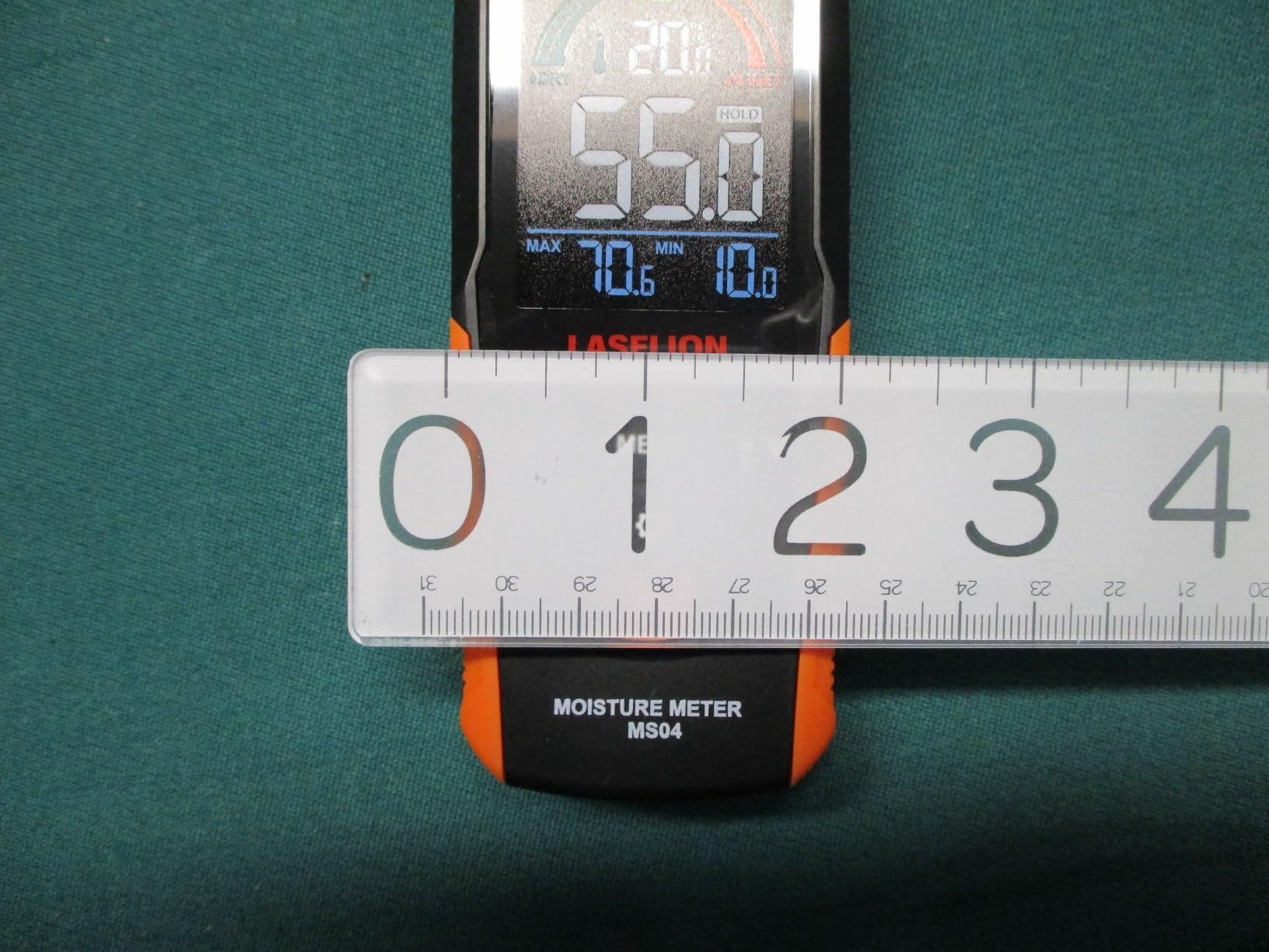LASELION MS04 Pinless Moisture Meter with Ball Probe for Non-Destructive Area Scans Ideal for Wood Walls and Construction Materials Customizable Humidity Alarms Built-in Flashlight customer photo 2