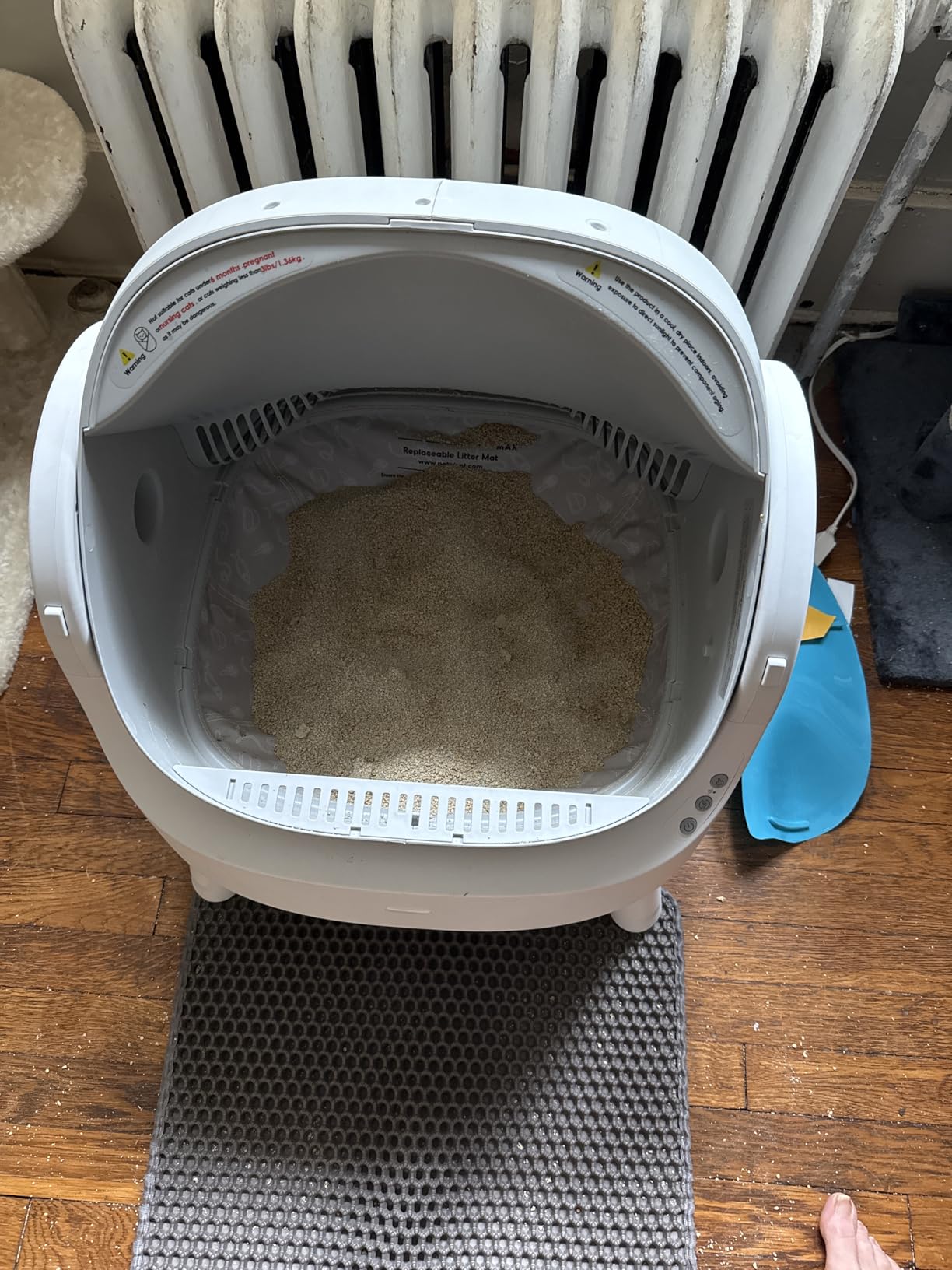 Self Cleaning Cat Litter Box, Automatic Litter Box for Multiple Cats, Integrated Safety Protection with Open-Top Design customer photo 2