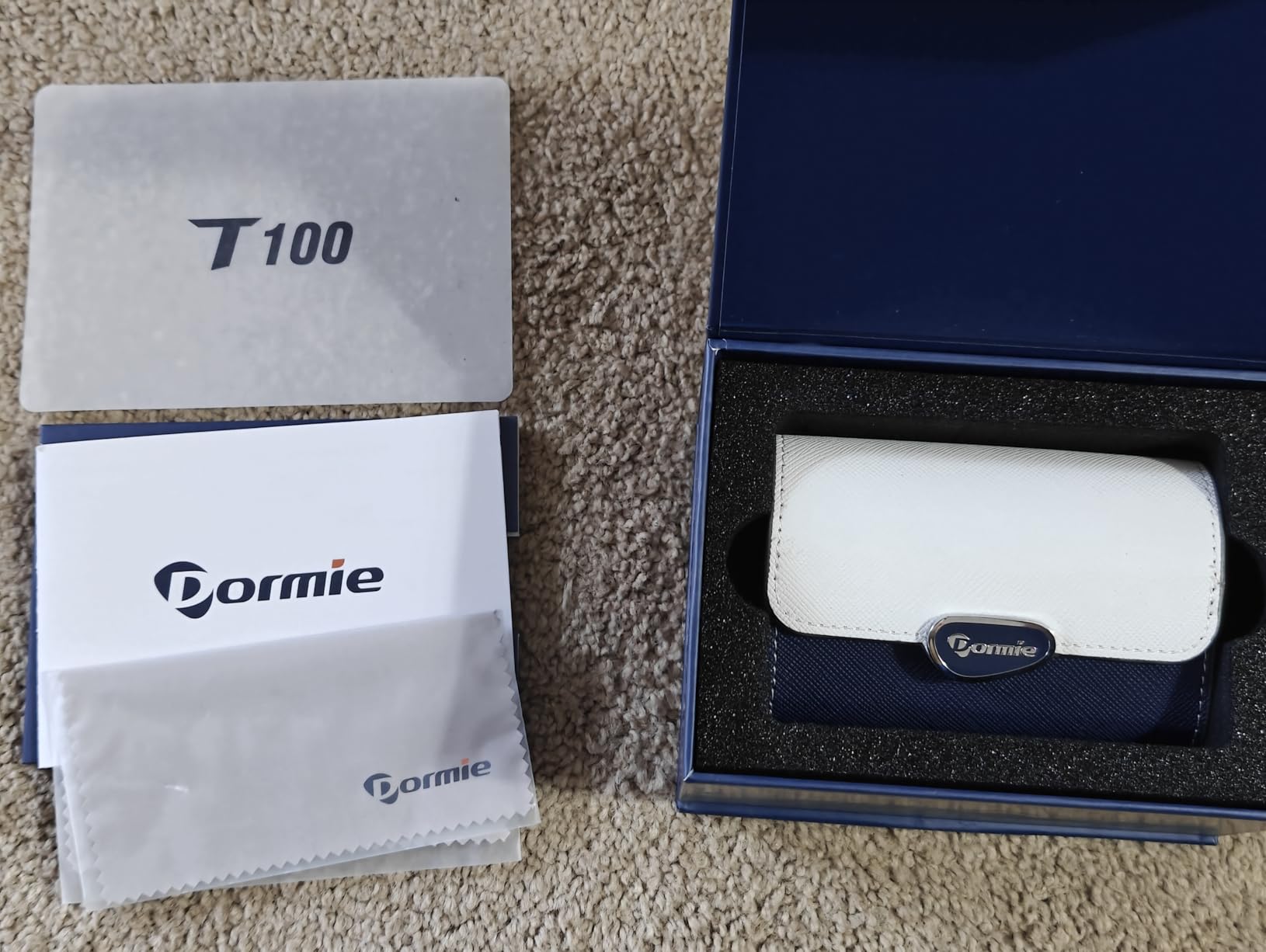 Dormie Golf Rangefinder with Slope,800 Yards Laser Range Finder Golfing,Aluminum Alloy Body,Flag Pole Locking Vibration,Slope Compensation,6X Magnification Rangefinder with Magnet customer photo 2