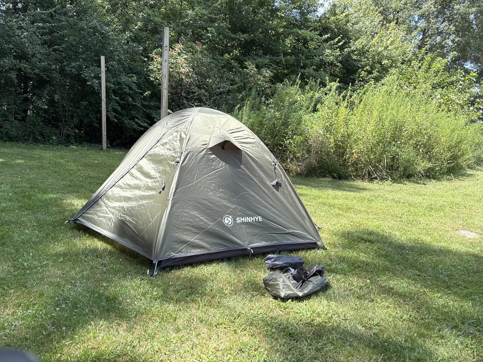 ShinHye Backpacking Tent 2/3/4 Person - Ultralight Dome Portable Tents for Camping Easy Set Up, Outdoor Hiking Waterproof Camp Instant Tent Two Doors Double Layer customer photo 1