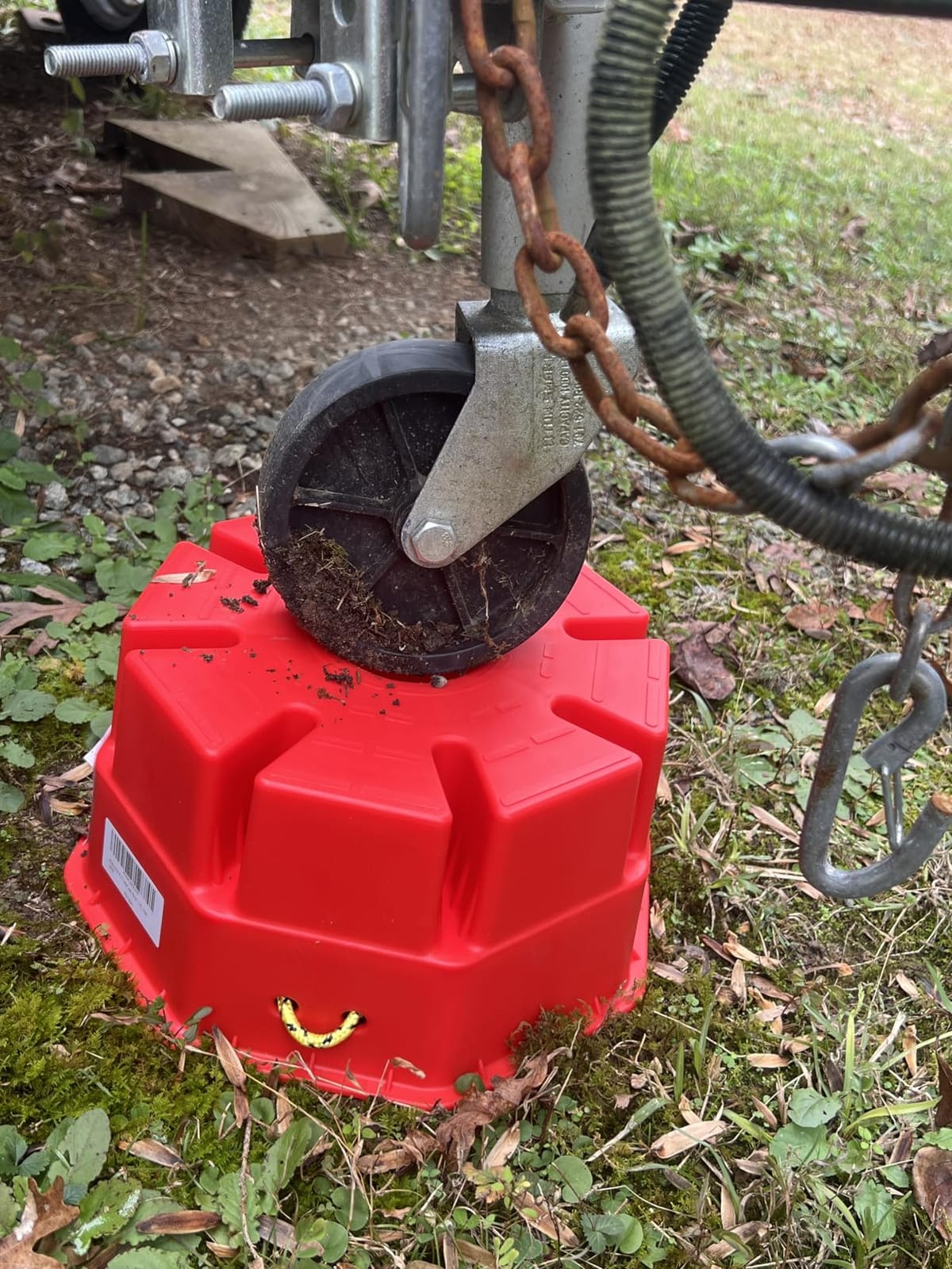 ROBLOCK 6''H 4 PCS Trailer Jack Block with Bag, RV Camper Stabilizer Blocks for Travel Trailer, Suit for Any Tongue Jack, Post, Foot, 5th Wheels, Round Square or Scissor Stabilizer customer photo 1