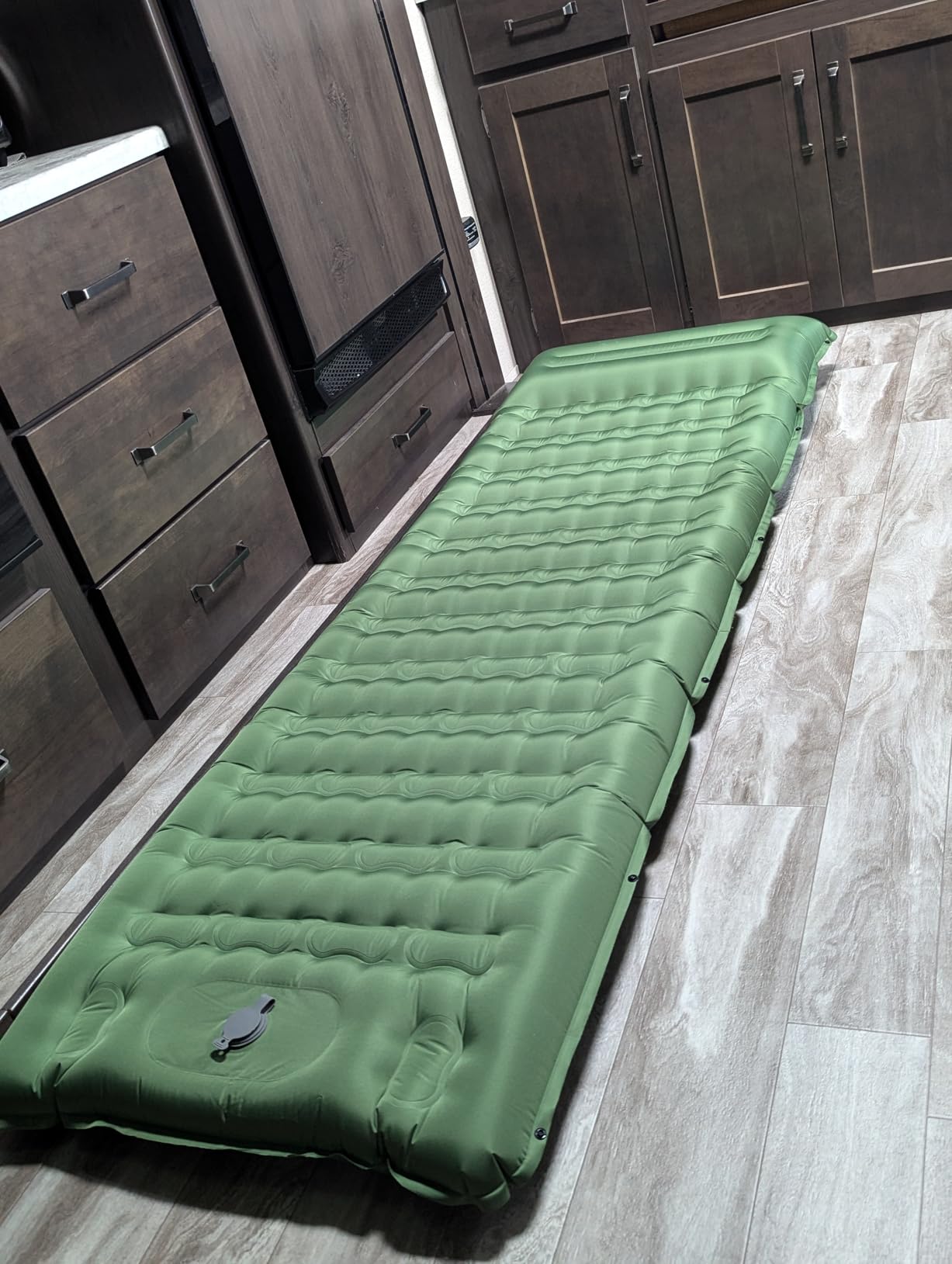 FNARMW Extra Thick Camping Sleeping Pad with Built-in Pillow & Foot Pump customer photo 2