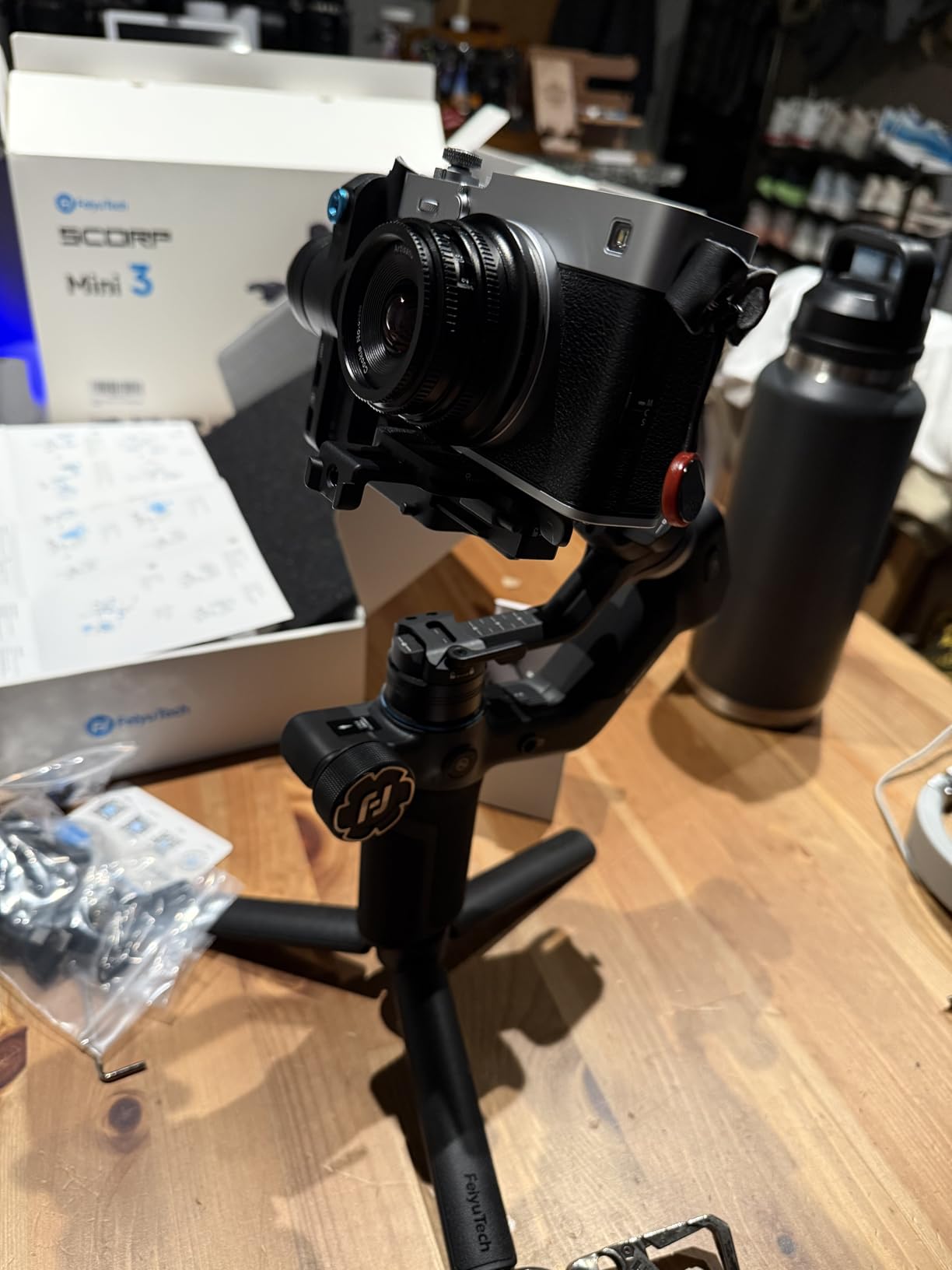 FeiyuTech SCORP Mini 3 Combo All-in-One Camera Gimbal with AI Tracking customer photo 2